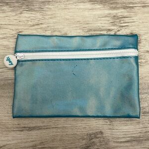 Ipsy Blue Glam Bag Approximately 5” X 7” Zip Makeup / Cosmetics Bag